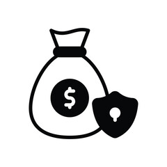 Funds Protection vector icon