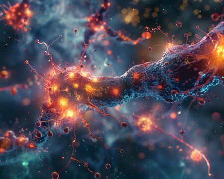 Envision a cell wall aglow with a soft, ethereal light, its complex structure serving as a fortress against invaders while allowing essential nutrients to pass through, clean sharp focus