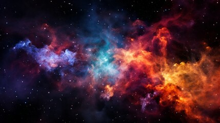 Fototapeta na wymiar The universe's colors on full display