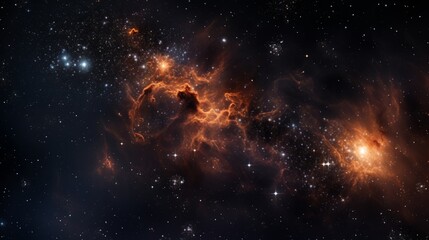 A captivating view of a distant star cluster - obrazy, fototapety, plakaty
