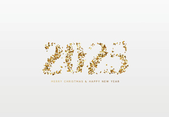 Happy new year 2025. vector illustration