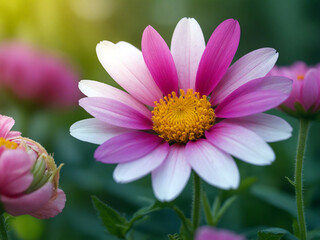 Fototapeta premium close up of pink flower