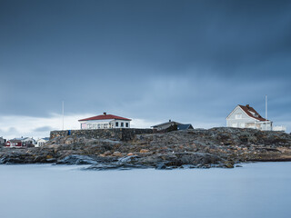 Residential Buildings on Rocky Outcropping