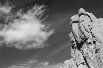 Granitic lanscape in Madrid. La Pedriza. Manzanares. Geology. Travel
