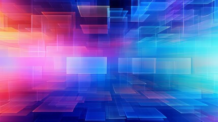 Futuristic digital fusion futuristic fusion of colors in a digital gradient