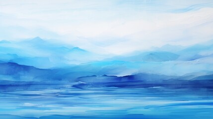 Mesmerizing blue scene, a tapestry of evolving colors and tones