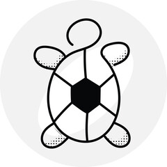  Support habitat rehabilitation efforts with the turtle icon, symbolizing initiatives to restore nesting grounds and aquatic ecosystems for turtle populations. Editable Stroke Icon.