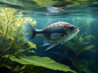 Obraz premium fish in aquarium
