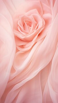 Rose soft chiffon texture background with blank copy space design photo backdrop