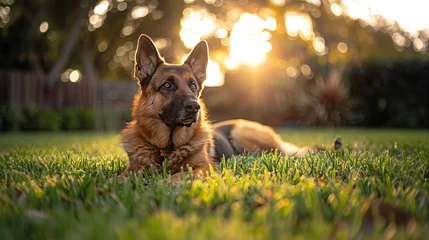 Fotobehang german shepherd dog © ChoopyChoop