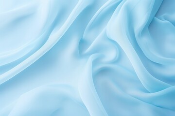 Sky Blue soft chiffon texture background with blank copy space design photo backdrop 