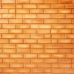 Tan majorelle shiny clean metro brick wall background pattern with copy space for design blank 