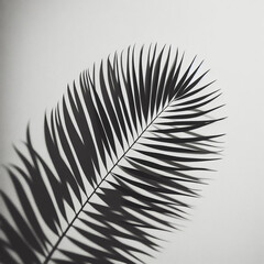 plant leaf isolated on white background