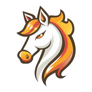 horse head icon, horse head logo, horse mascot