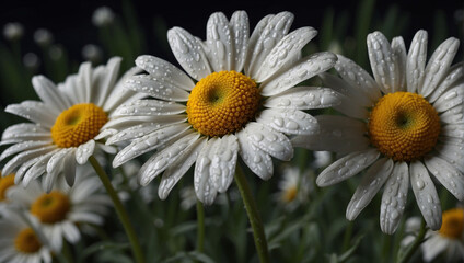 daisy flower close view 