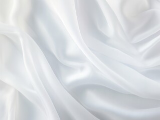 White soft chiffon texture background with blank copy space design photo backdrop 