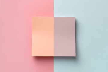 Abstract paper craft background in a square shape with pastel color palette. Wallpaper from pastel...