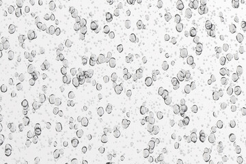 Water droplets condensation drops overlay refreshing white background
