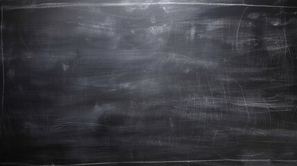 Blackboard texture background. Chalk rubbed out on blackboard. - obrazy, fototapety, plakaty