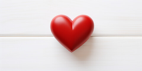 red heart on white wood wood heart with merry valentines day hd frame сreated with Generative Ai