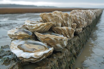 Emergency Coastal Oyster Reef Restoration Photo of efforts to restore oyster reefs for coastal protection and ecosystem health