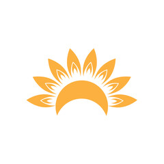 sun logo design