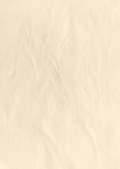 Yellow Vertical Crumpled Old Paper Texture Background