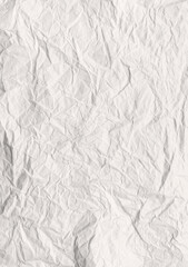 Beige Vertical Crumpled Old Paper Texture Background