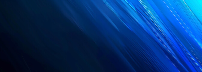 Abstract background with dark and light blue gradient and light effect