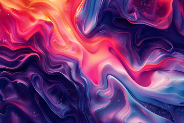Captivating abstract background with vibrant colors and dynamic shapes, perfect for design projects and artistic concepts - obrazy, fototapety, plakaty