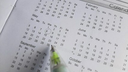 marking May 8th on the calendar