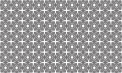 Embrace timeless elegance with this captivating black and white geometric pattern. Perfect for adding sophistication to your designs.