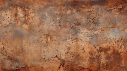 Rusty metal surface exhibiting corrosion and texture - obrazy, fototapety, plakaty