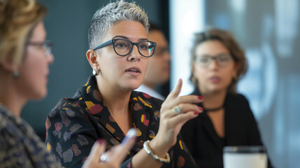 The implementation of inclusive leadership in contemporary corporate settings to promote diversity. Non-binary and transgender inclusion. With a focus on decision-making. Communication