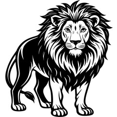 illustration of lion
