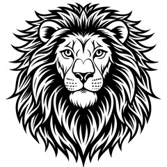 lion head vector