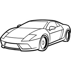 car isolated on white