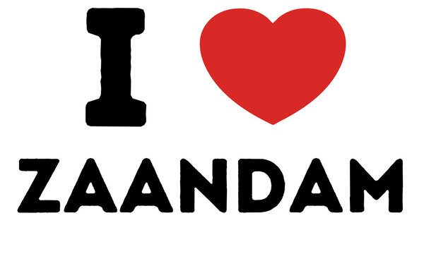 I Love Zaandam Netherlands