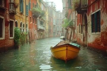 Tafelkleed Canal Gondola Ride Romantic gondola ride through picturesque urban canals © create