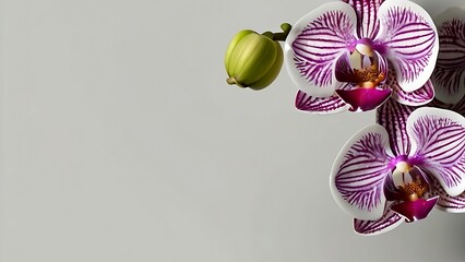 Phalaenopsis orchid flowers.