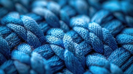 Nanofibers weaving together to create a textile material, detailed texture and macro shot in the image