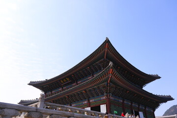 Fototapeta na wymiar 朝鮮王朝（李氏朝鮮）の王宮の景福宮（キョンボックン） 