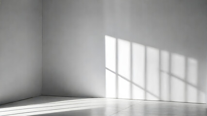 empty room with a window Generative Ai