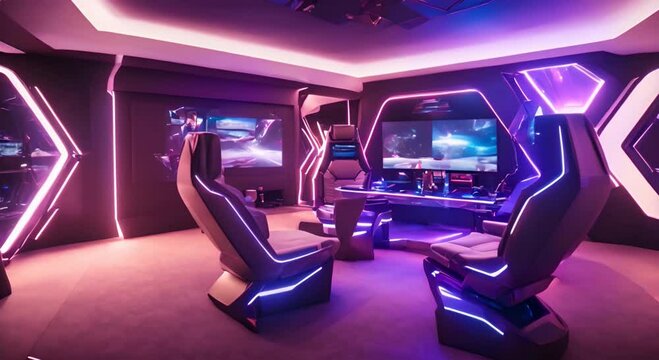 Gearing Up for Victory, A Feature-Packed Gaming Room with Top-of-the-Line Equipment