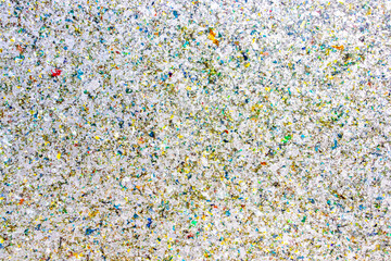 Door Wall made from compressed plastic bottles Texture in Mexico.