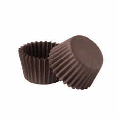 Brown paper baking forms for muffins