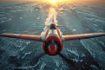 Poster Stunt Plane Aerobatics Pilot performing thrilling aerobatic maneuvers in a stunt plane © create