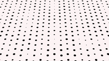 Abstract technology wave of particles .black and white Big data and connection, networking motion dots and lines. Rounded Border loop Checkered Halftone  Particles Subtle Texture  Art Design.