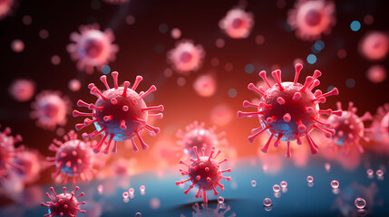 virus spread, bacterial spread