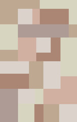 Scandinavian Geo Beige and Tan Repeatable Pattern